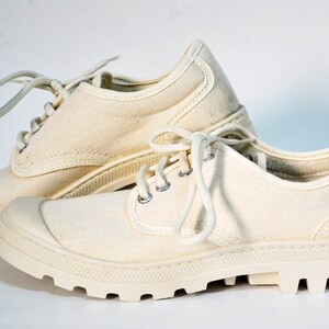 combat sneakers timberland low Military shoes safari rubber gummy sole palladium sneakers vintage canvas shoes size 38 uk 5 us 7 casual shoe