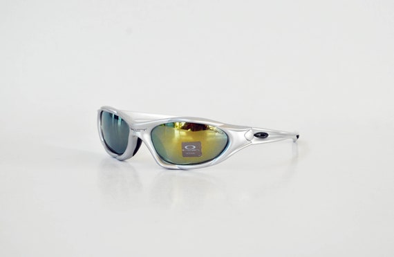 Silver matrix rave sun glasses sport rave vintage… - image 1