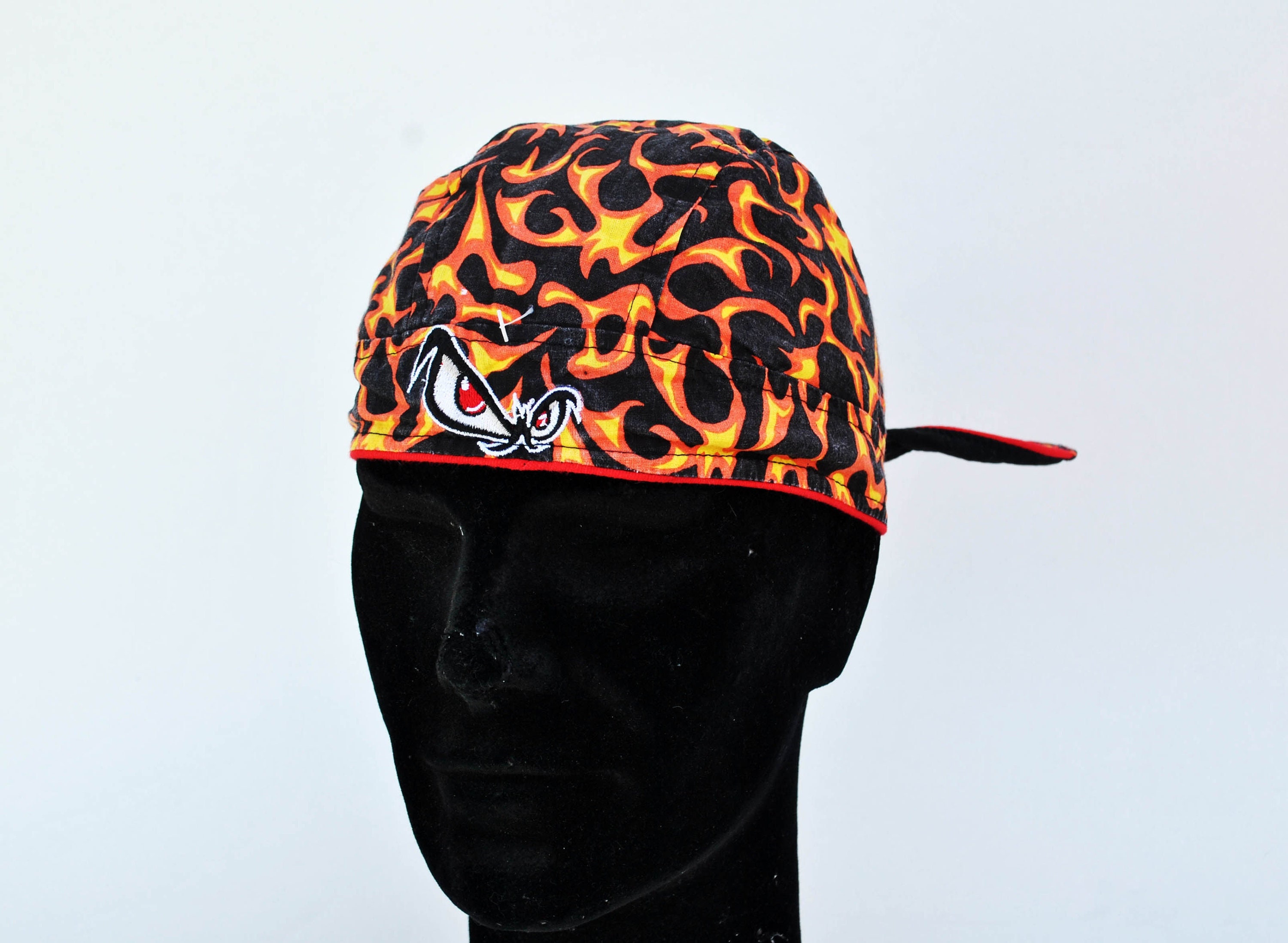 No Fear Bandana Durag Beanie Flames Fire Men Women Hip Hop