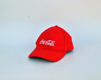 Vintage unisex Coca Cola hat fashion clothes street summer festival cap hat strapback one size Red hat hip hop flat brim sun cap unisex gift