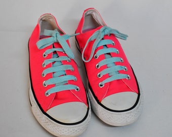 fluorescent converse shoes