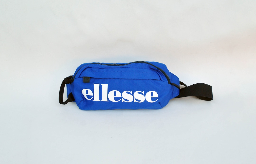 Blue Ellesse Bum Bag Travel Belt Wallet Waist Pouch Large Fanny Pack Vintage Fanny Packs Women Festival Mens Wear Shoulder Bumbag Concert Etsy Canada