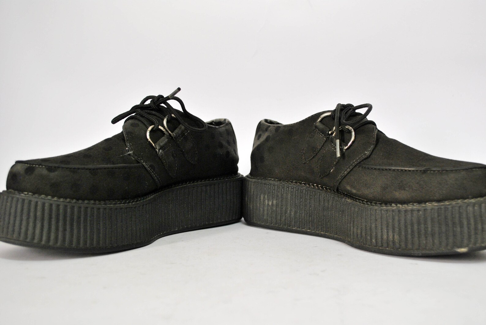 Platform Creepers Tuk Demonia Shoes Womens Platforms Black Etsy