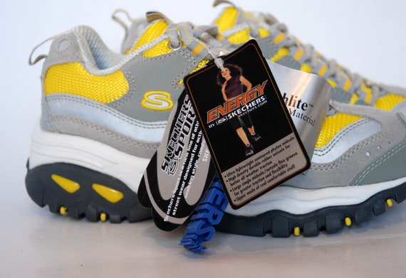 zapatos skechers mujer amarillo