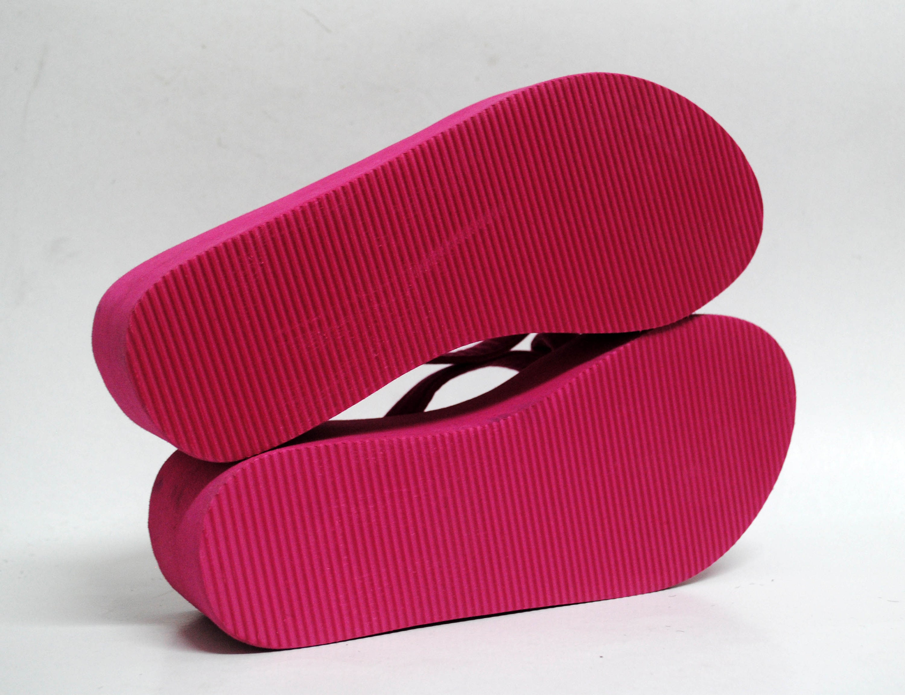 Platform slippers Japanese sandals pink foam size eu 40 uk 7 | Etsy