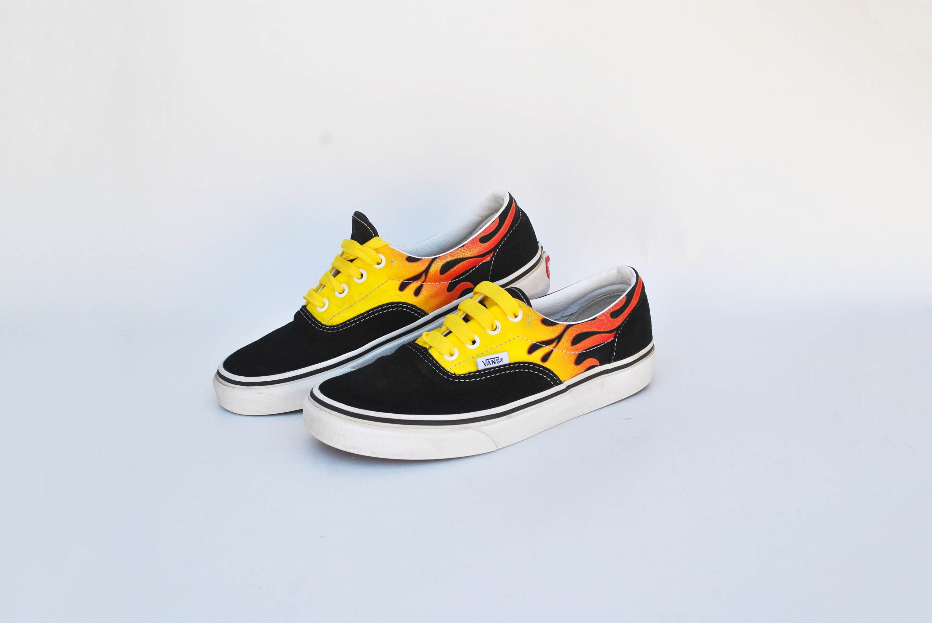 Flame patch cheap vans