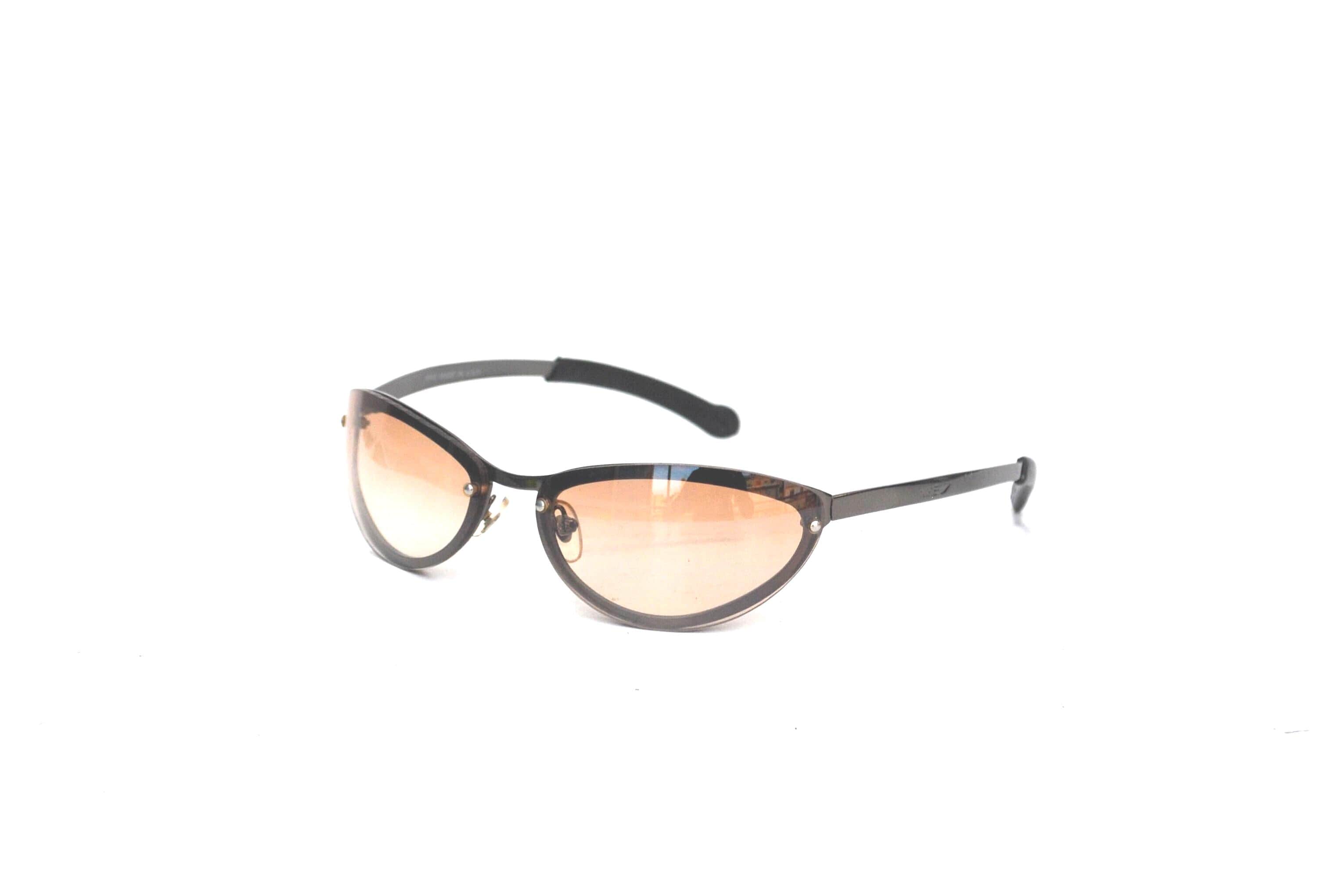 Y2K Retro Oval Sunglasses Gold Frame UV Protection Gradient Lens Retro Oval Y2K Sunglasses for Women Men, 2025 Trendy Chic  main image 2