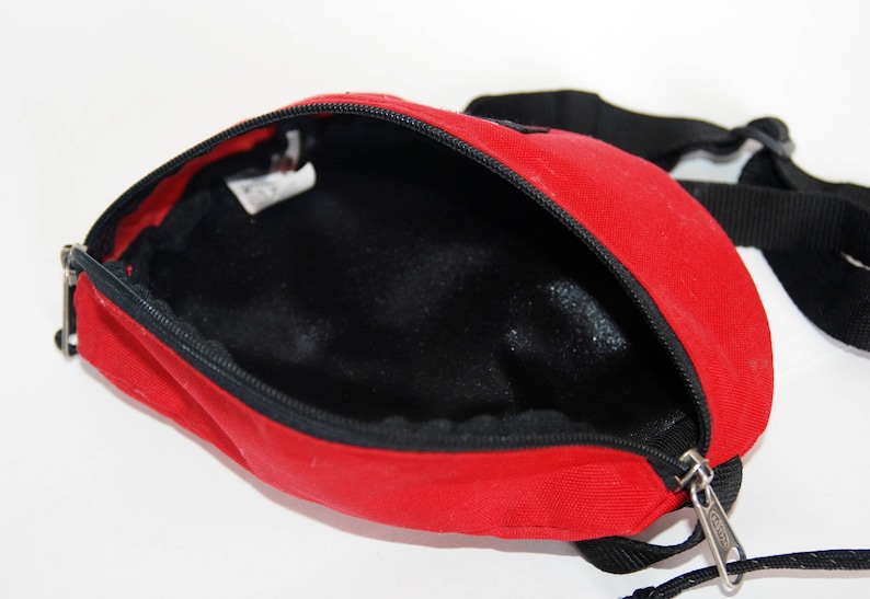 fanny pack vintage bumbag shoulder bag Chest Pouch banana bag Red bag Waist belt waist wallet concert festival bag large fanny pack
