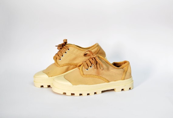 brown low top shoes casual shoes with heel vintage canvas shoes Comfortable Work chunky sneakers shoes timberland size eu 38 uk 5 us 7