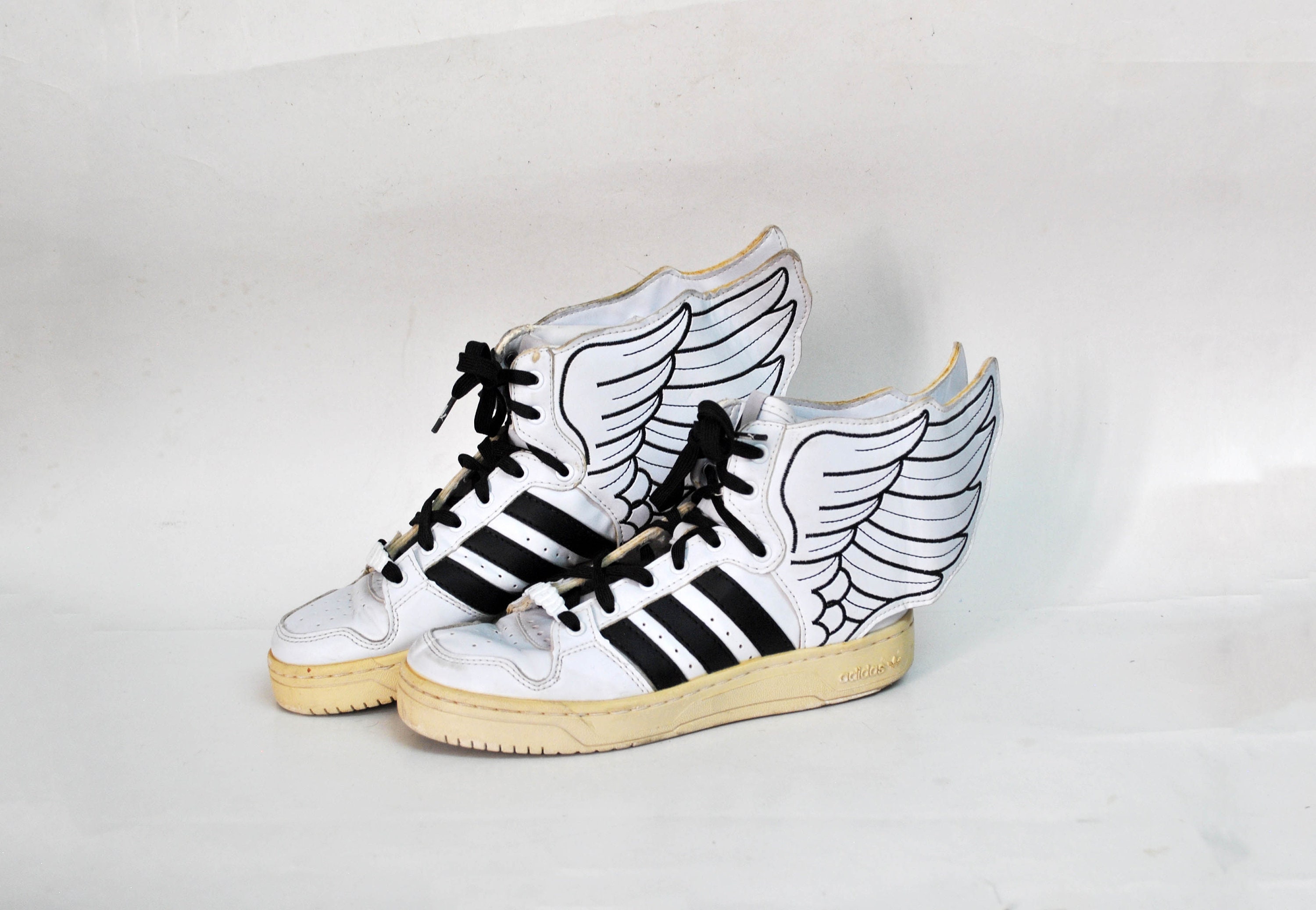 Wings White sneakers womens shoes hi tops Scott size eu 38 uk Etsy