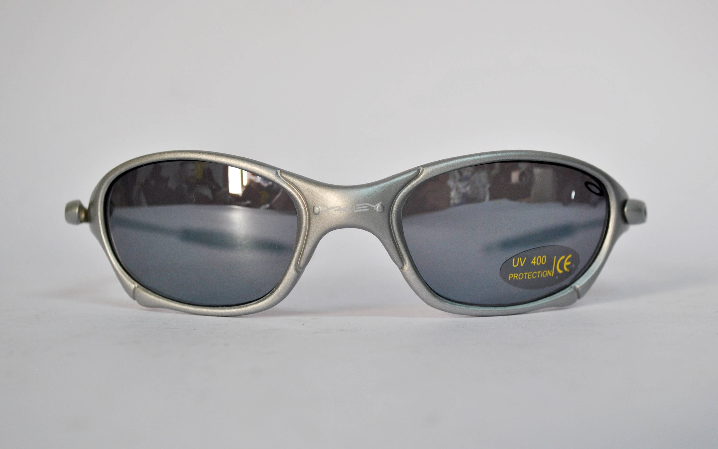 Oakley Matrix Rave Sunglasses Silver Round Sun Glasses Vintage | Etsy UK