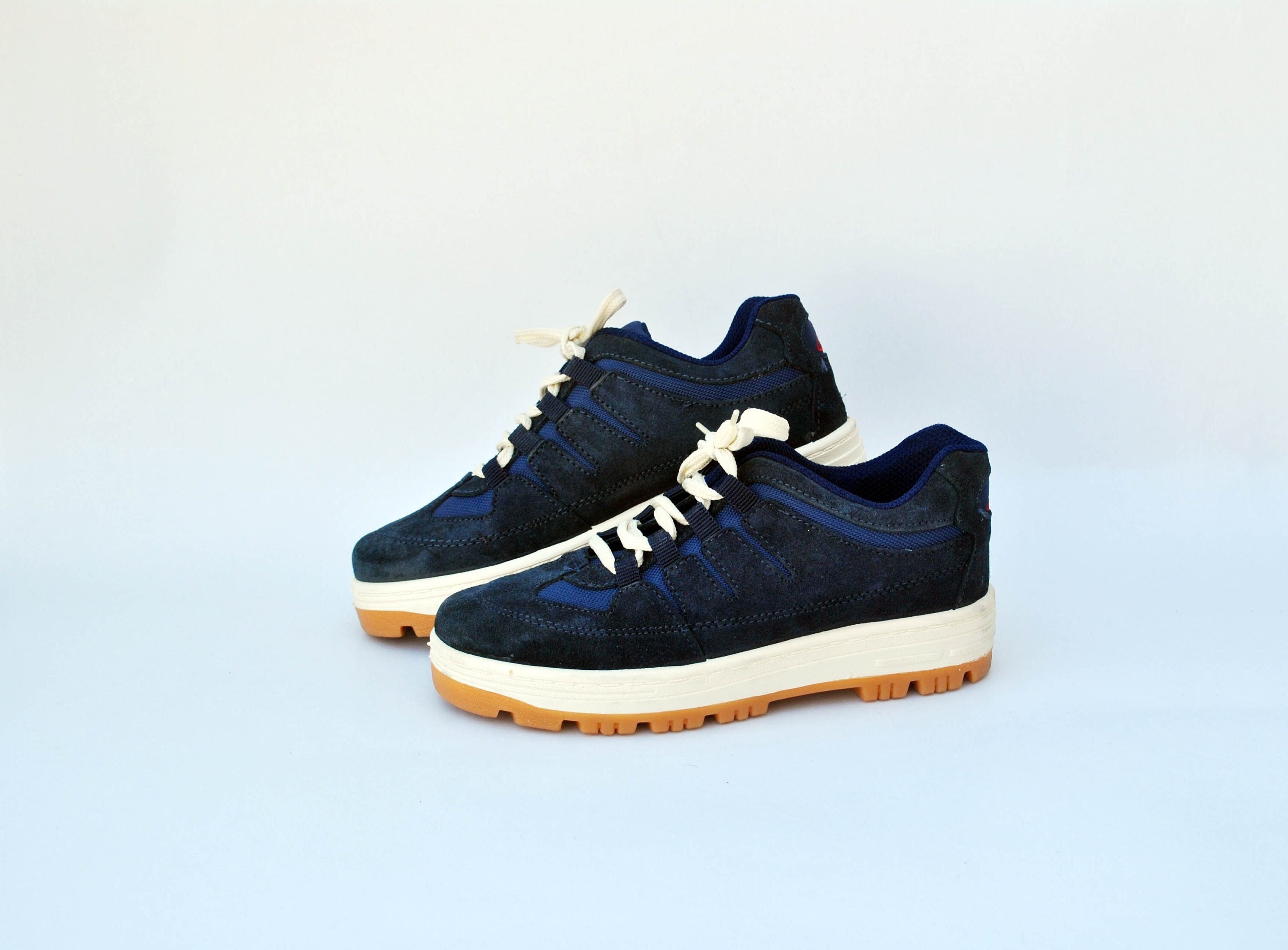 Vintage Blue Chunky Sneakers Womens Shoes Caterpillar Shoes 