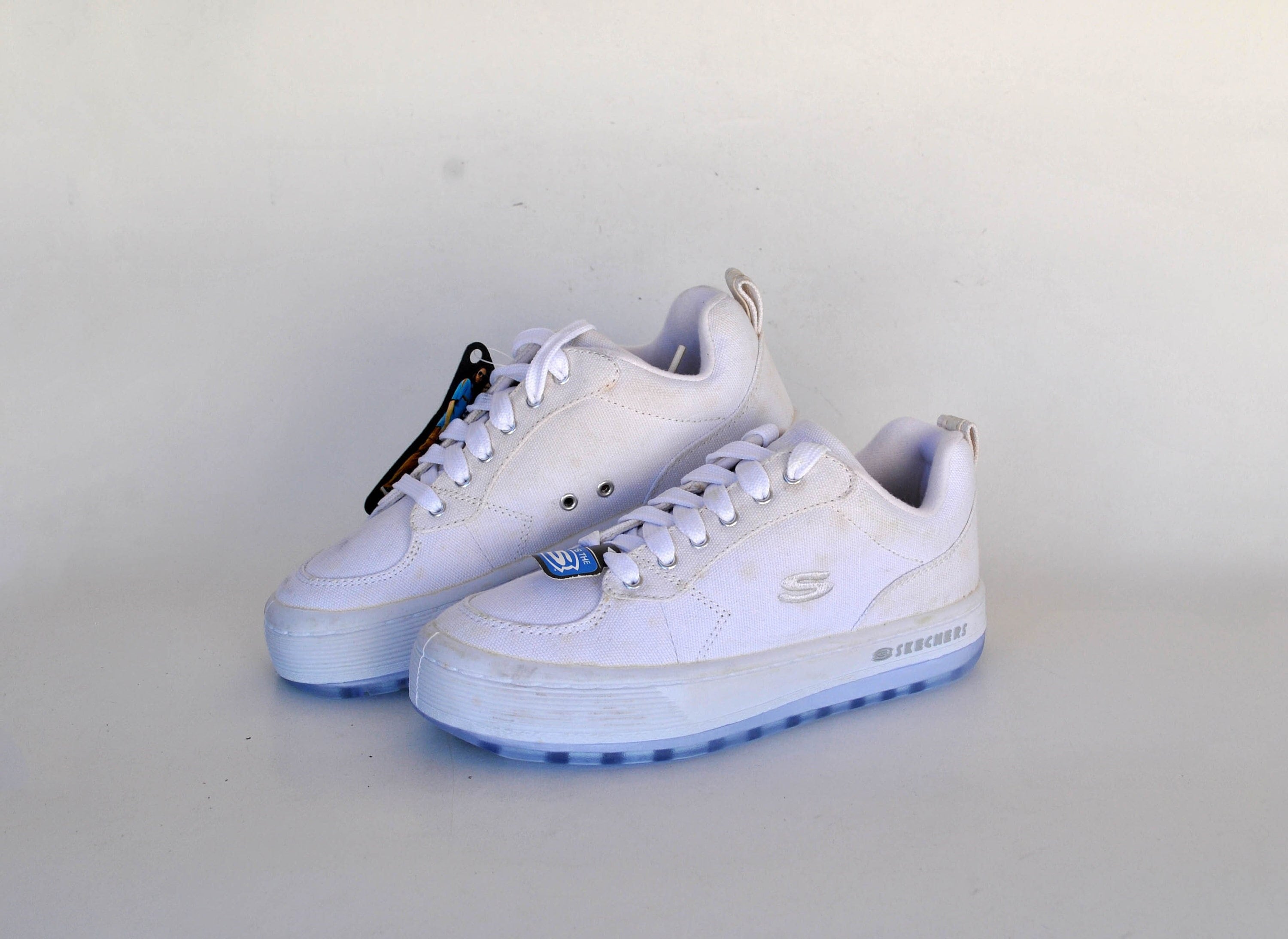 kulhydrat Bonus Diagnose Skechers White Sneakers Grunge Shoes Vintage High Fashion - Etsy Finland