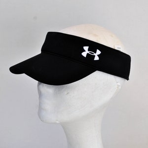 black armour sports hats visor hat running visor vintage hat strapback hat mesh hat tennis hat 58 cm hat cap high fashion womens