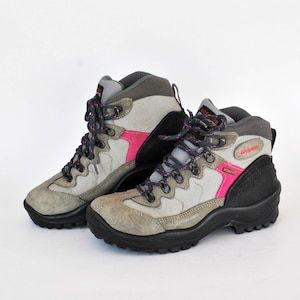 vintage gray black comfort shoes walking sneakers size eu 38 uk 5 us 7 womens waterproof Military boots trail Hiking mountain combat