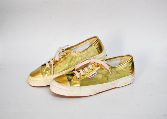 SUPERGA US 7.5 EUR 38 Rose Gold Womens Sneakers Shoes Metallic Qatarmetalw  2750 | eBay