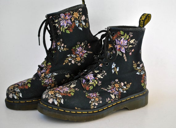 Dr Martens Punk Boots 90s Shoe Military Platform Shoes Lace