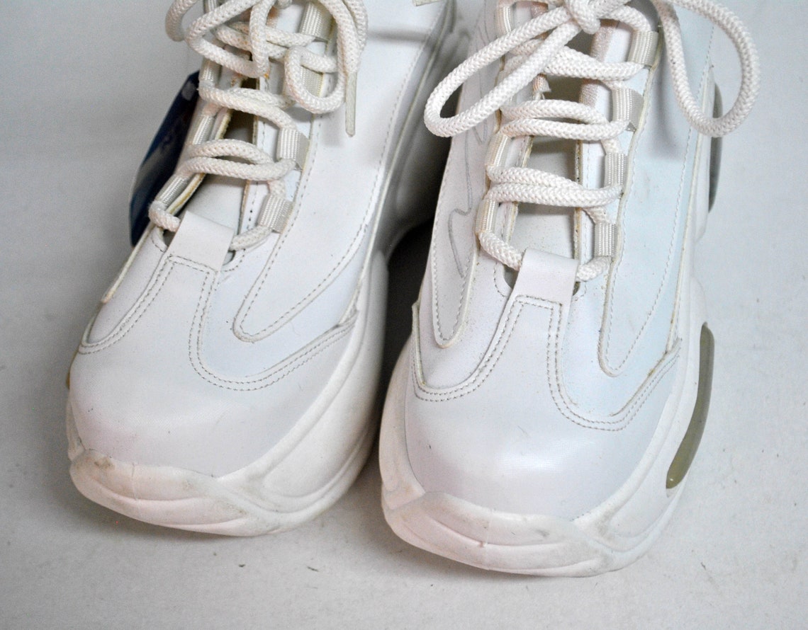 White platform y2k 90s platforms womens buffalo boots vintage Etsy