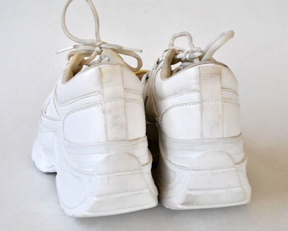 Studs velvet chunky-sole sneakers