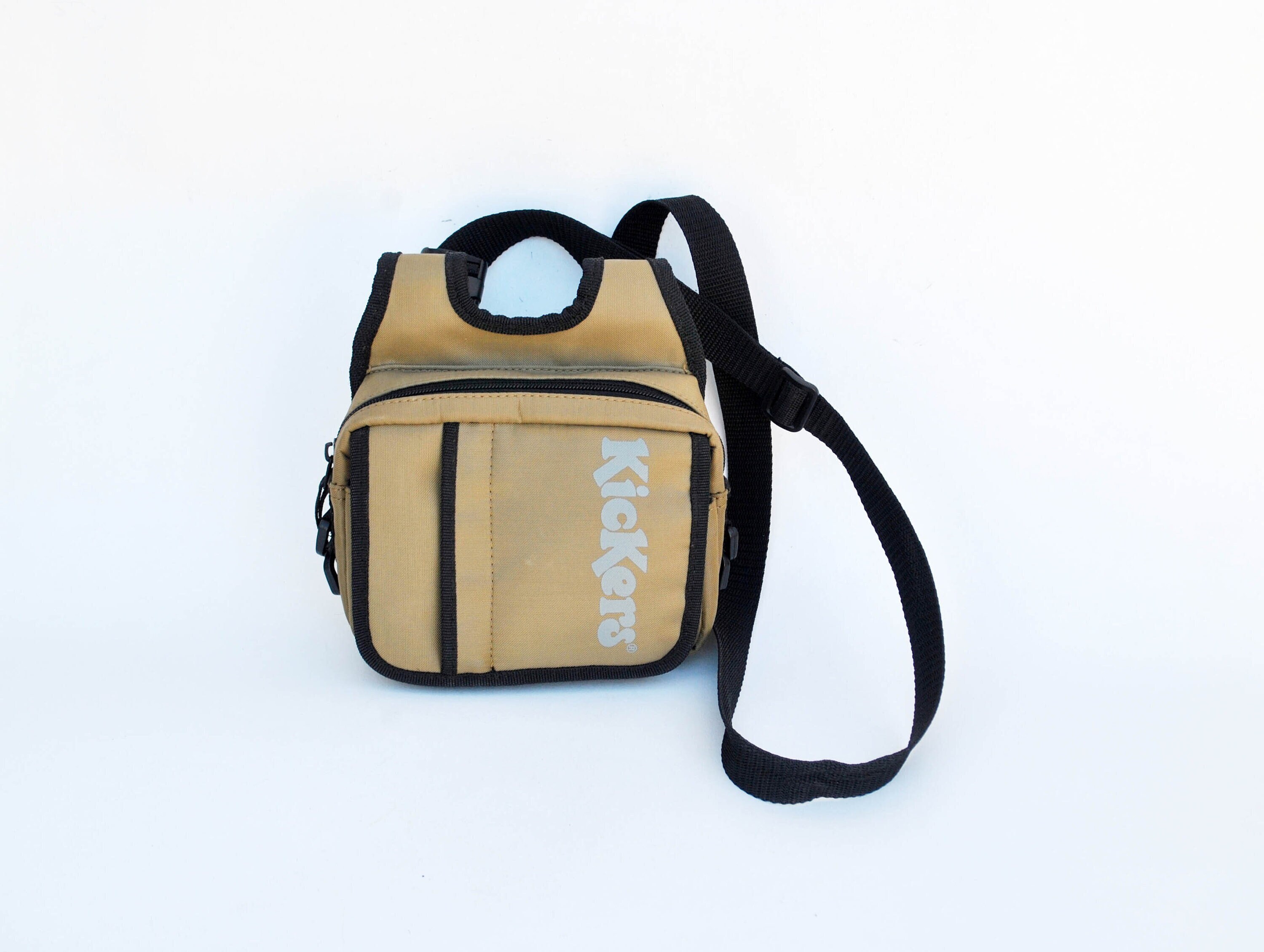 Kickers Shoulder Bag Unisex Polyester Cross Bag Square Total Black
