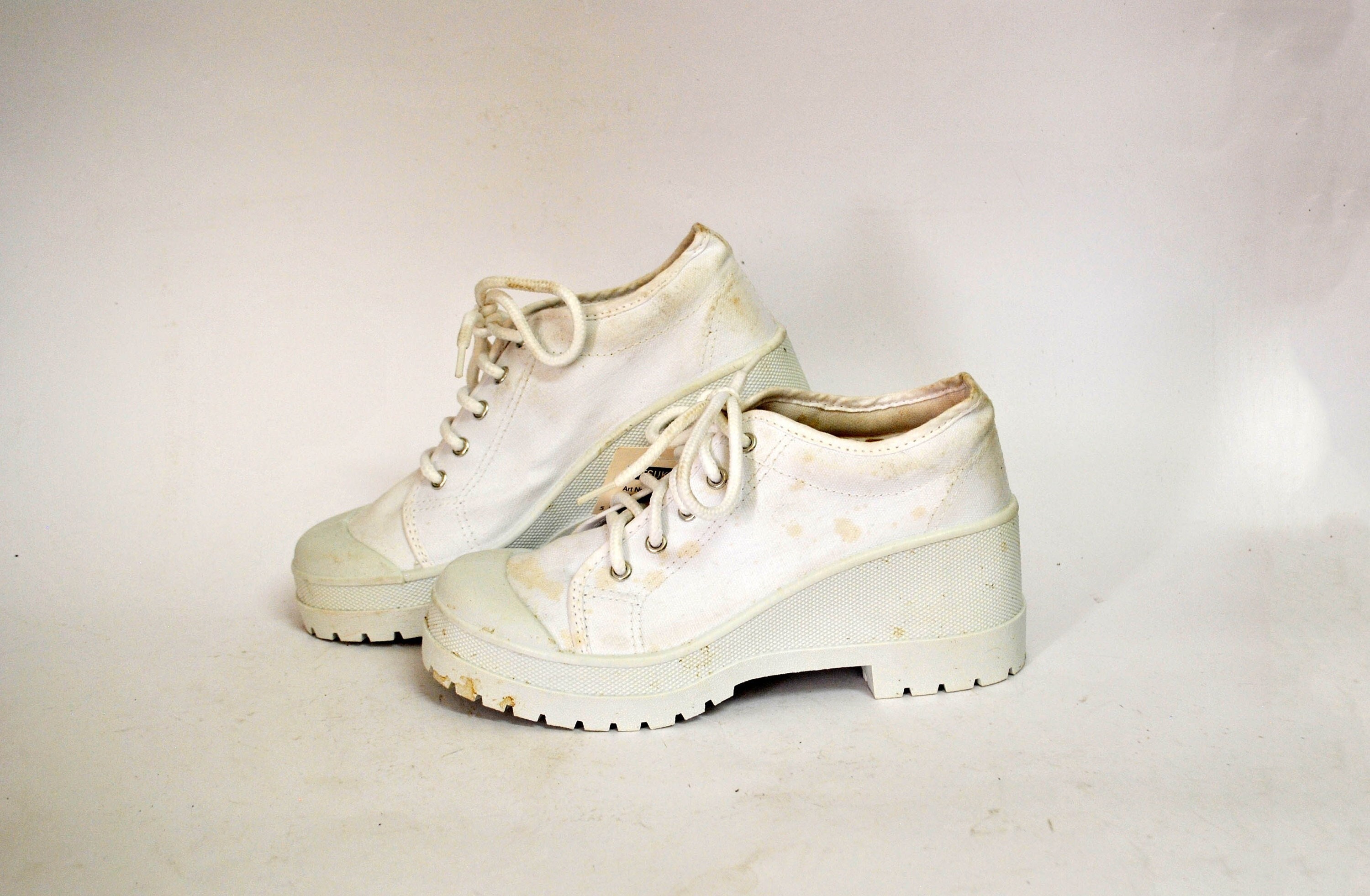 White Chunky Sneakers - Platform Sneakers - '90s Sneakers - Lulus