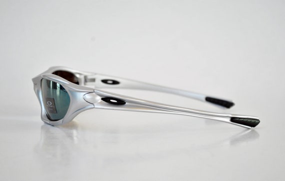 Silver matrix rave sun glasses sport rave vintage… - image 4