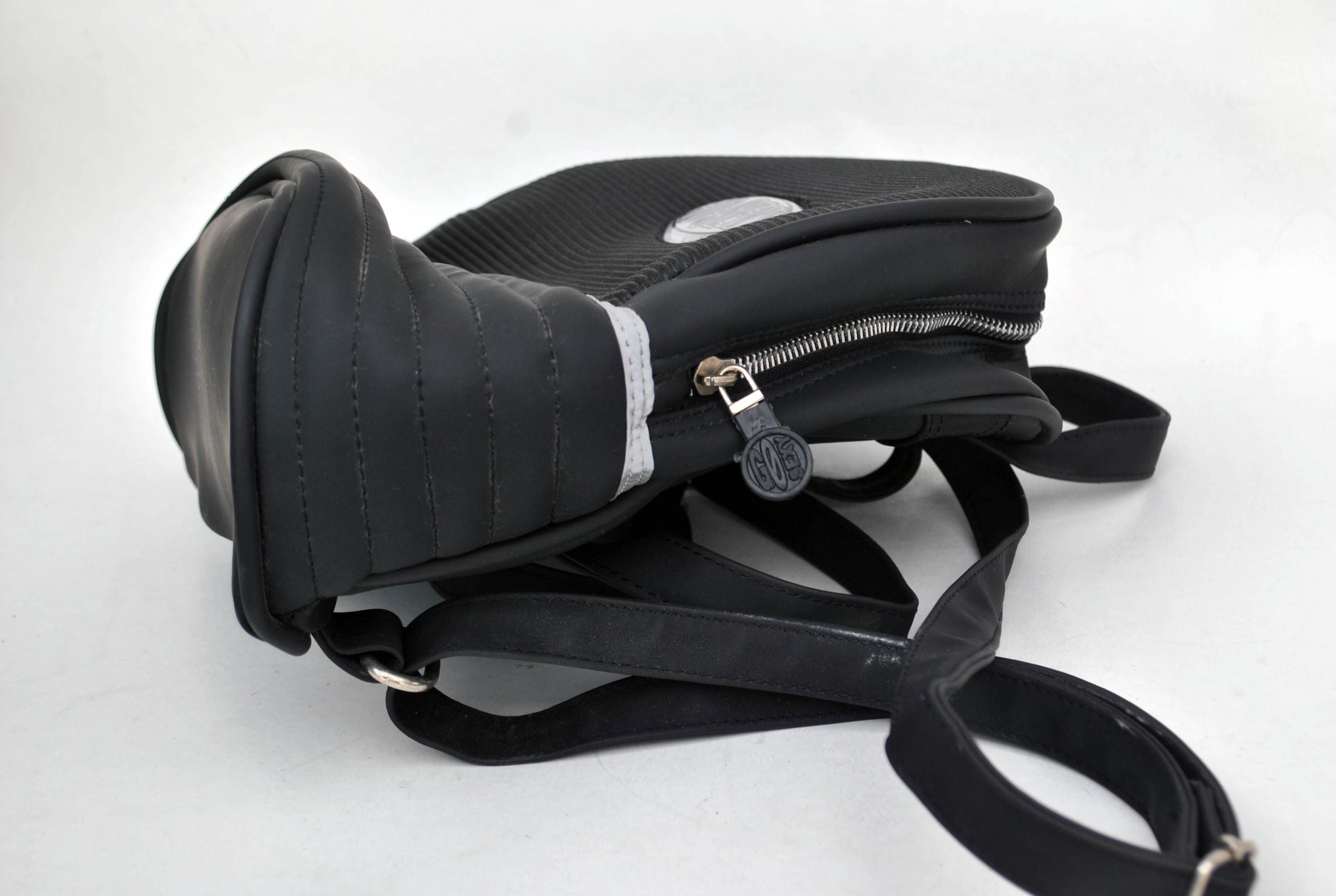 Y2K Mini Backpack | Black Small Backpack | 2000s Retro Logo 