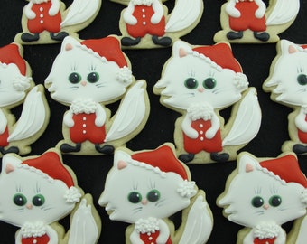 cat cookies etsy