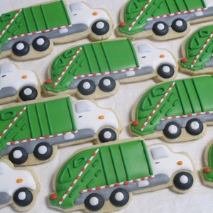 Garbage Truck Birthday Sugar Cookies (1 dozen)