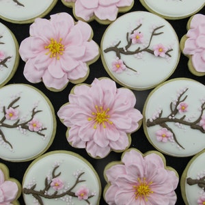 Cherry Blossom Sugar Cookies (1 dozen)