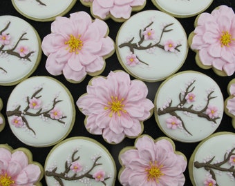 Cherry Blossom Sugar Cookies (1 dozen)