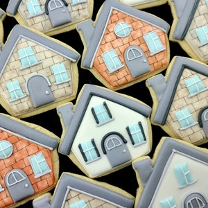 Housewarming Decorated Sugar Cookies, New Home Gift, Realtor Real Estate Agent, Client Gift