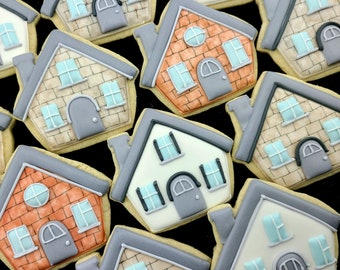 Housewarming Decorated Sugar Cookies, New Home Gift, Realtor Real Estate Agent, Client Gift