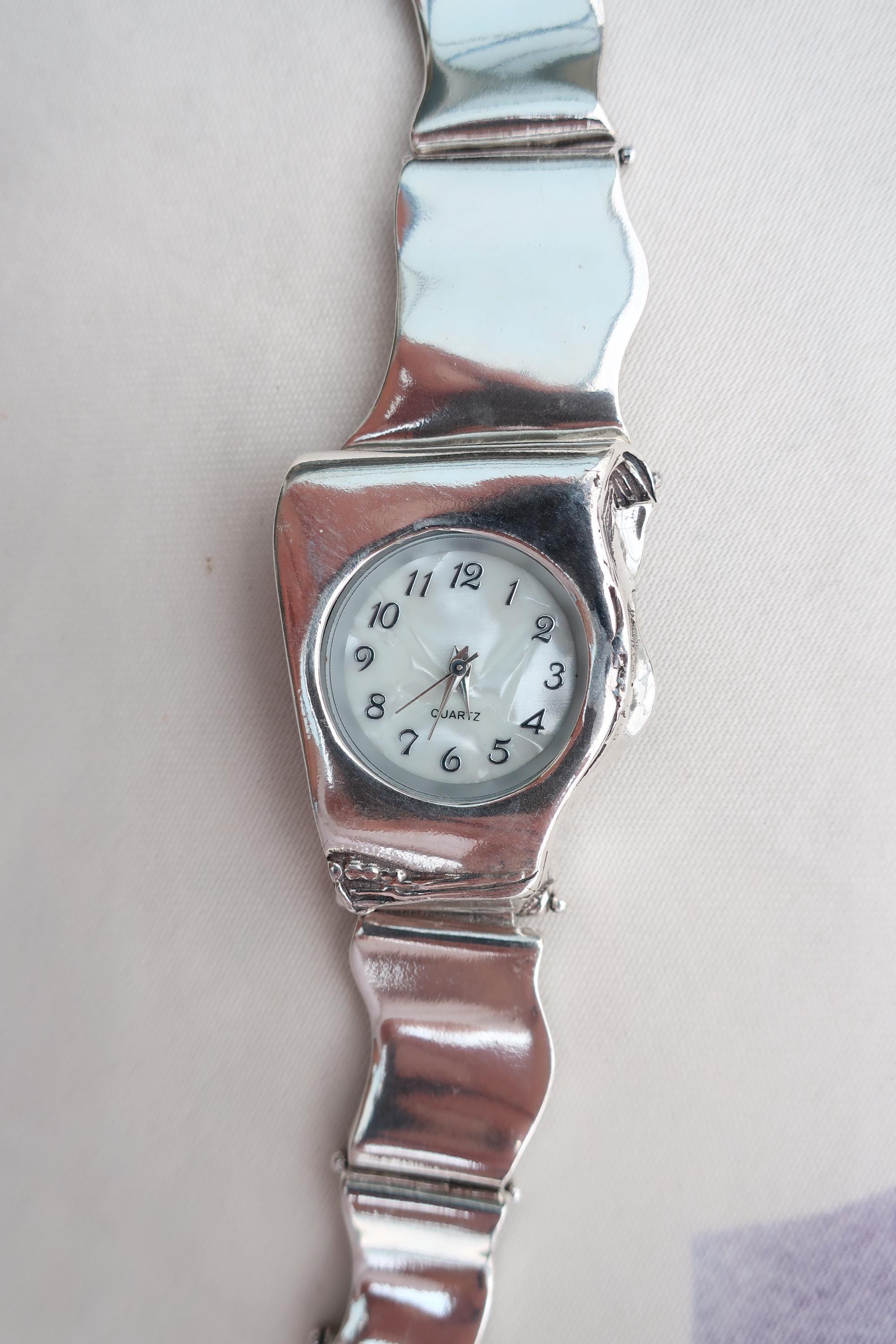 BLESS N°22 WATCH BANGLE SILVER BLESS N°22 WATCH BANGLE SILVER