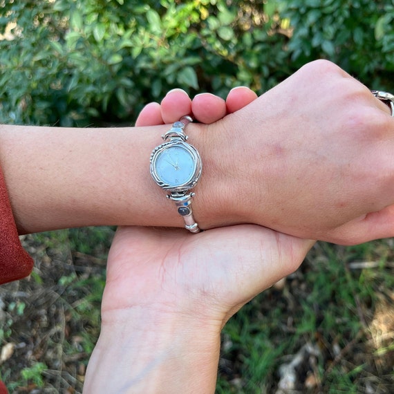 Dainty silver best sale watch