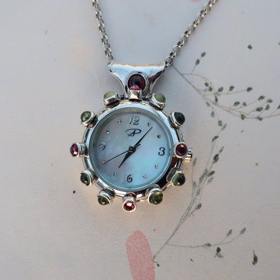 Vintage Silver Pendant Unique Delicate 