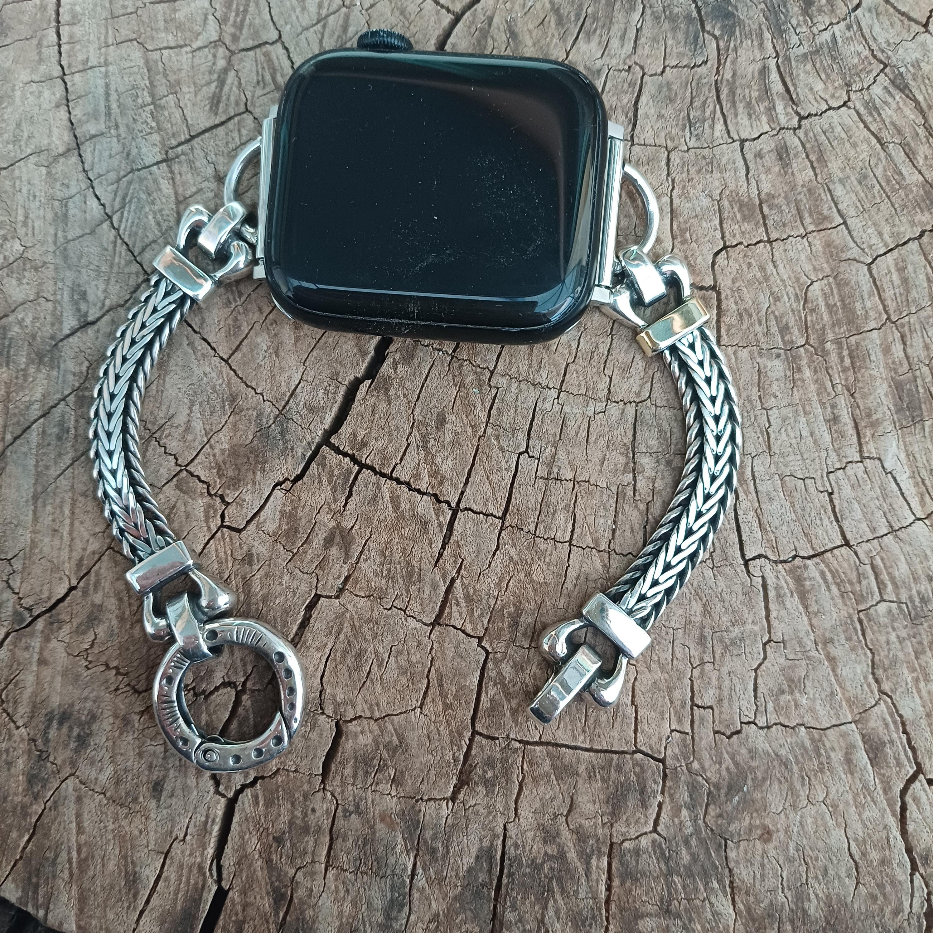 925 Sterling Silver Watch Band - Etsy