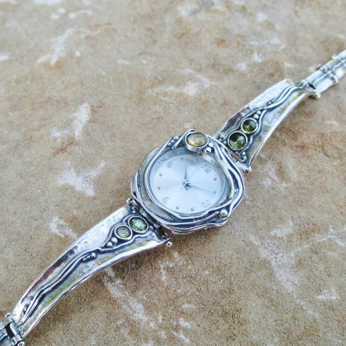 Womens sterling silver watch clearance