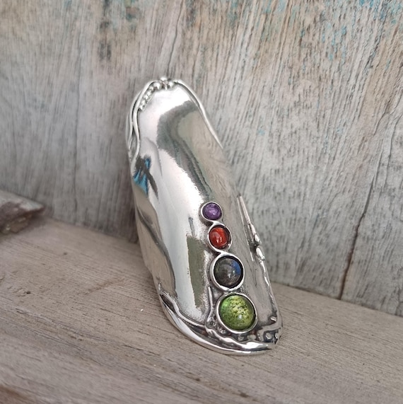 Multistone Sterling Silver Ring Made in Israel Multistone Sterling Silver Ring Made in Israel