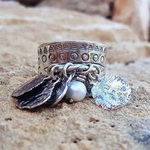 Sterling Silver Pearl Ring