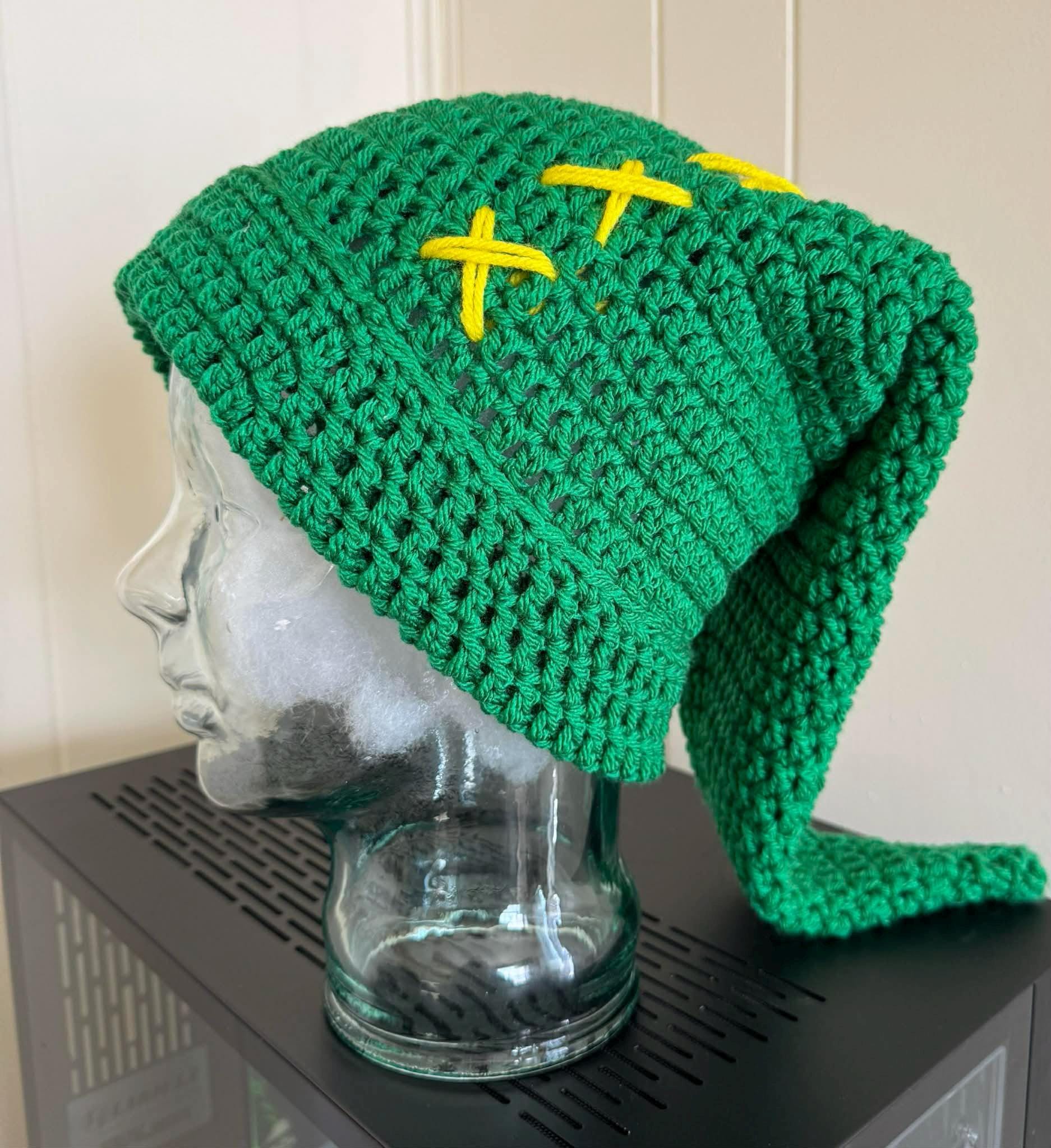Legend of Zelda Link Crochet Hat for Halloween Costume, Cosplay