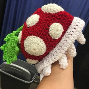 Crochet Mario Piranha Plant Hat