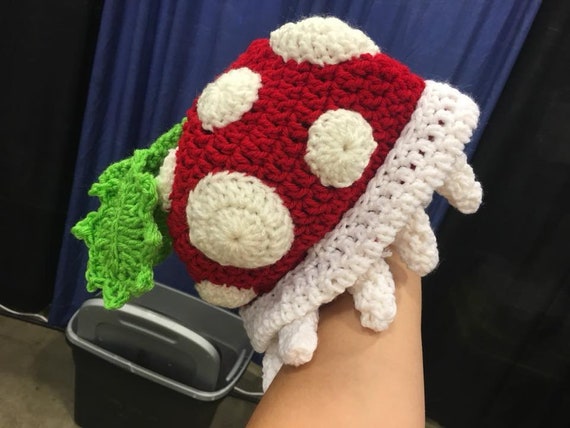 Crochet Mario Piranha Plant Hat - Etsy
