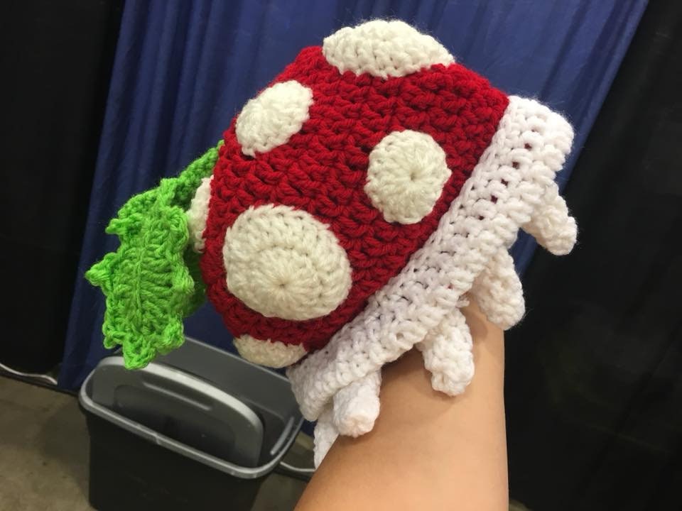 Crochet Mario Piranha Plant Hat - Etsy display picture 2
