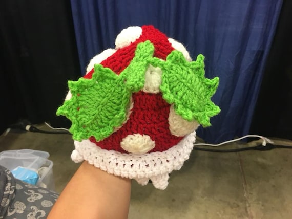 Crochet Mario Piranha Plant Hat - Etsy display picture 1
