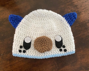 Oshawott Inspired Crochet Beanie - Adult Size - Etsy