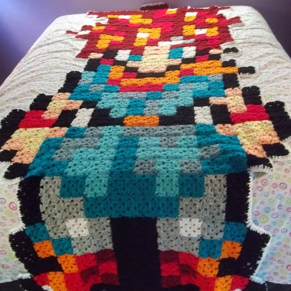 Chrono Trigger Pixel Art Blanket