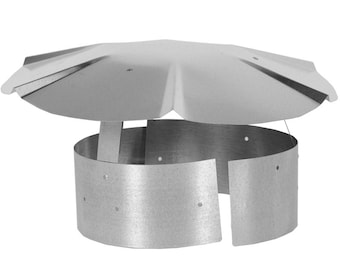 Rain Cap for 3&quot; or 4&quot; Stove Pipe