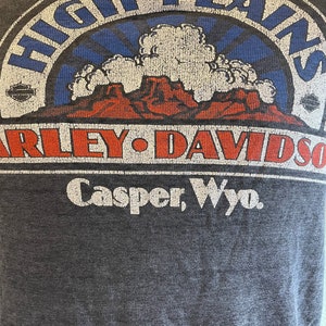 Vintage 1970’s Harley Davidson of Casper, Wyoming
