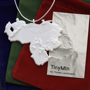 Venezuela, 3D Printed Christmas Ornament